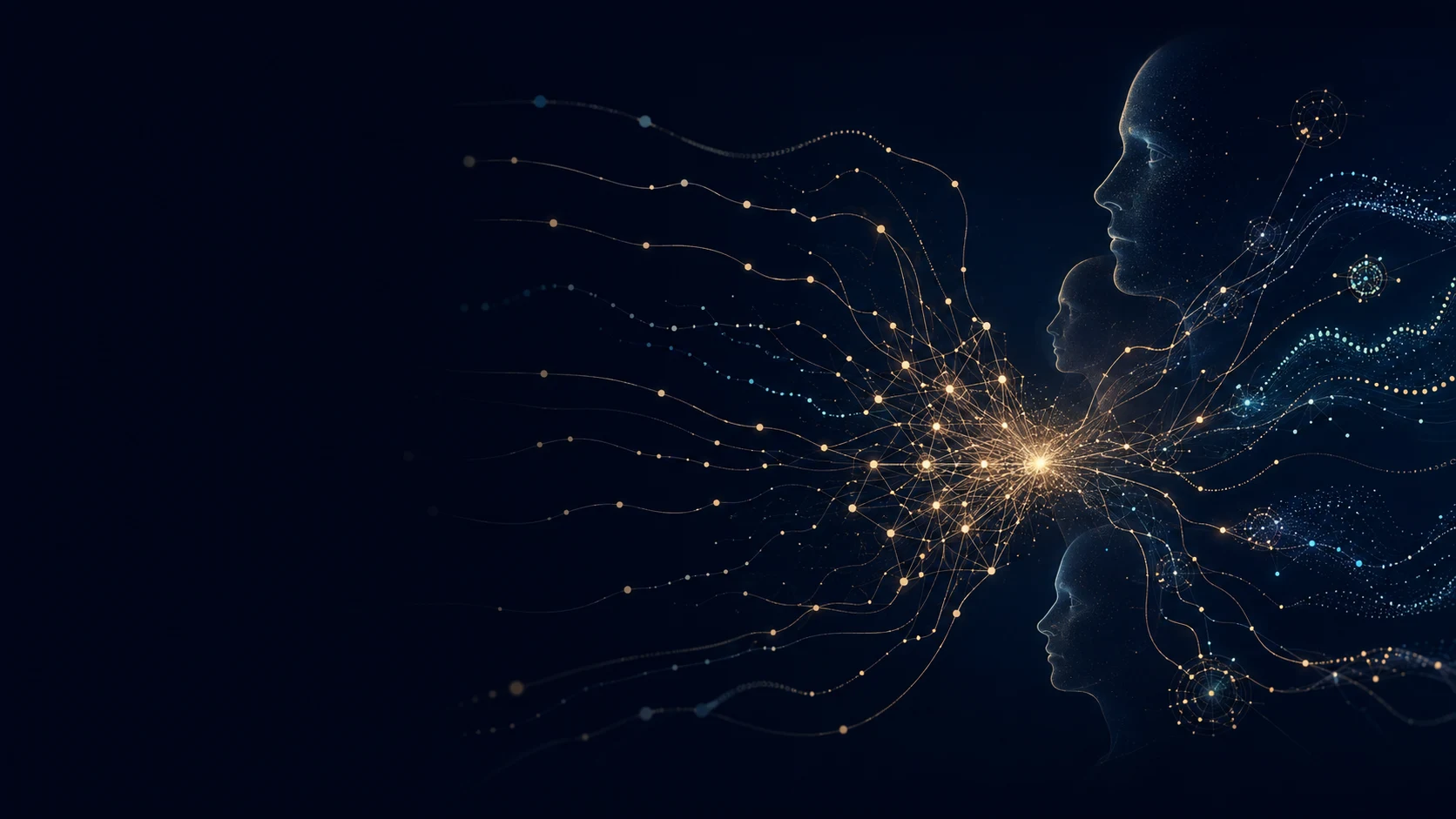Abstraktes intelligentes Gesundheitsdaten-Netzwerk